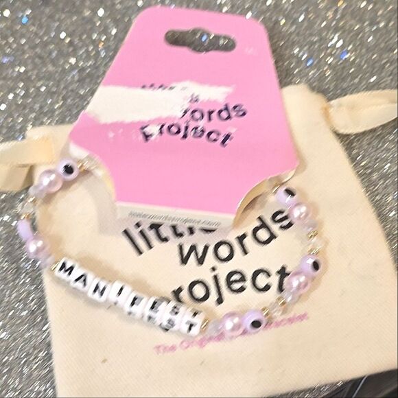 Little Words Project, "Manifest" Beaded Bracelet - Picture 8 of 8